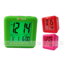 Portable Silicon Digtal LCD Calendar with Alarm and Snooze Functions (LC979)